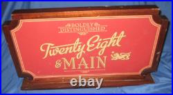 DISNEY SPRINGS Original Cast Member Prop Framed Sign Twenty Eight & Main Sign