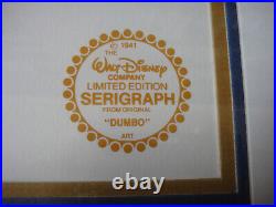 DUMBO Walt Disney Serigraph Cel Framed Limited Edition 9500