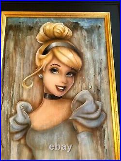Darren Wilson Cinderella Fade Framed Canvas Giclee Disney Parks