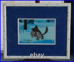 Dbl Signed Hand Painted Walt Disney Production Cel From The Movie 101 Dalmations