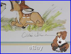Disney Bambi & Thumper Framed Lithograph signed by Ollie Johnston LE #490/500