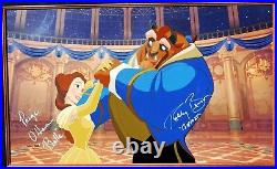 Disney Beauty and the Beast BALL ROOM DANCING hand painted cel limited COA