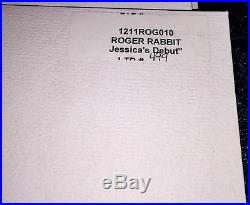 Disney Cel Who Framed Roger Rabbit Jessica's Debut Rare animation Art Cell