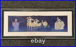 Disney Cinderella's Magic Night Framed Limited Cel Fairy Godmother & Coach