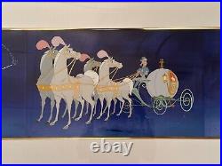 Disney Cinderella's Magic Night Framed Limited Cel Fairy Godmother & Coach