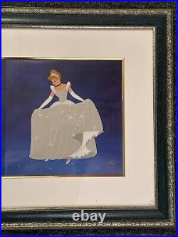 Disney Cinderella's Magic Night Framed Limited Cel Fairy Godmother & Coach