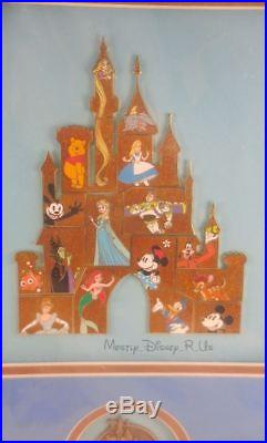 Disney D23 Expo 2015 Castle Mystery Set With Completer 17 Pin Framed LE 100