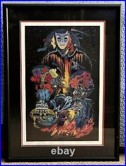 Disney Fantasmic Lithograph Framed Art Print Signed Charles Boyer LE 943/1000