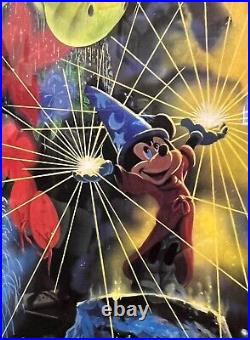 Disney Fantasmic Lithograph Framed Art Print Signed Charles Boyer LE 943/1000