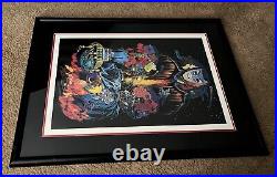 Disney Fantasmic Lithograph Framed Art Print Signed Charles Boyer LE 943/1000