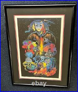 Disney Fantasmic Lithograph Framed Art Print Signed Charles Boyer LE 943/1000