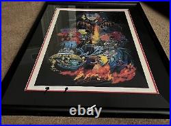 Disney Fantasmic Lithograph Framed Art Print Signed Charles Boyer LE 943/1000