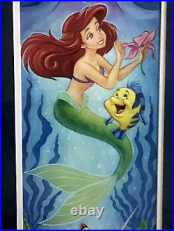 Disney Fine Art Deep As The Sea Ariel Ursula Framed Lithograph Tim Rogerson