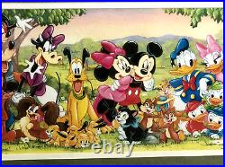 Disney Fine Art Family Dynasty Mickey Mouse Frame Lithograph Michelle St Laurent