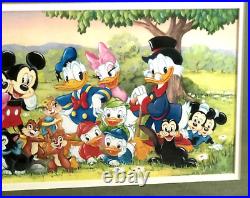 Disney Fine Art Family Dynasty Mickey Mouse Frame Lithograph Michelle St Laurent