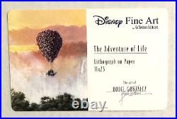 Disney Fine Art The Adventure Of Life Pixars Up Framed Lithograph Rodel Gonzalez