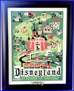 Disney Framed Giclee Road To Dreams Mike Peraza 60 Years Of Dreams Signed Art