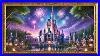 Disney Golden Framed Digital Painting Ambience Mickey On Main Street