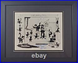 Disney Hand Signed Alice Comedies 8x10 Frame Silent Movie Virginia Davis