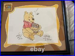 Disney Handdrawn Winnie the Pooh Art With Pin, Framed, Signed by Monica Willis 2024