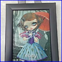 Disney Haunted Mansion Tightrope Girl Frame Print Canvas Jasmine Becket-Griffith