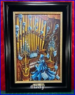 Disney Haunted Mansion framed print The Organist by Craig Fraser LE COA Signed