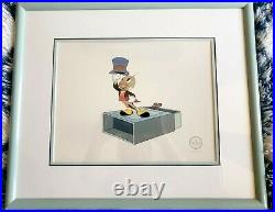 Disney Jiminy Cricket Serigraph cel, Framed LE 2500