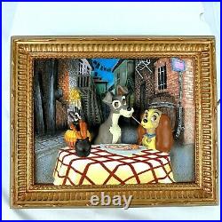Disney Lady and the Tramp 3D Frame Limited Edition Bella Notte Ian Fraser Art