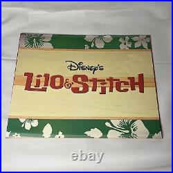 Disney Lilo and Stitch Framed Art Print Lithograph Set of 5 Bamboo like Frames