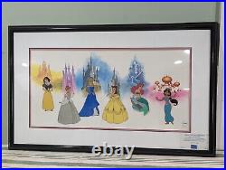 Disney Limited Ed. (3000) Disney Paradise of Princess Framed Serigraphy Artwork