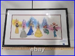 Disney Limited Ed. (3000) Disney Paradise of Princess Framed Serigraphy Artwork