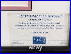 Disney Limited Ed. (3000) Disney Paradise of Princess Framed Serigraphy Artwork