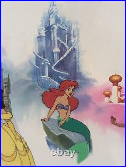 Disney Limited Ed. (3000) Disney Paradise of Princess Framed Serigraphy Artwork