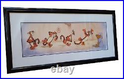 Disney Limited Ed Cel Winnie the Pooh Bouncy Trouncy Tigger Framed