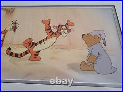 Disney Limited Ed Cel Winnie the Pooh Bouncy Trouncy Tigger Framed