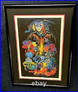 Disney Lithograph Framed Art Print Fantasmic Signed Charles Boyer LE 943/1000