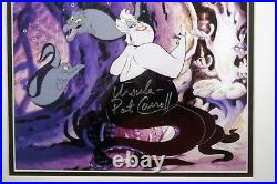 Disney Little Mermaid Hand Signed URSULA PAT CARROLL BRAND NEW 11x14 Frame 8x10