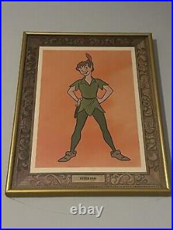 Disney Lobby Cards set of 8 Framed Peter Pan Walt Disney Productions