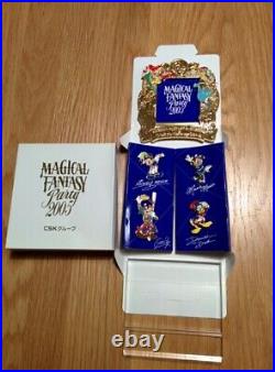 Disney MAGICAL FANTASY Party Photo Frame, Pins Set japan TDL YA