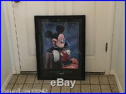 Disney Mickey Mouse Animation Photomosaic Print Framed