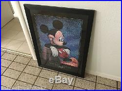 Disney Mickey Mouse Animation Photomosaic Print Framed