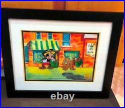 Disney Mickey Mouse Serigraph Cell Mr Mouse Takes A Trip Framed Ltd Ed