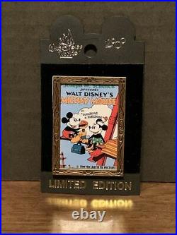 Disney Nostalgia Framed Movie Poster 4 Pin Set