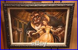 Disney Parks Beauty and The Beast Ballroom Beauty Framed Canvas Darren Wilson