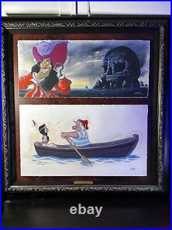 Disney Parks Captain Hook Frame LE Giclee by Randy Noble (50/95) Limited to 95