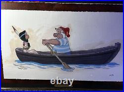 Disney Parks Captain Hook Frame LE Giclee by Randy Noble (50/95) Limited to 95