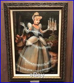 Disney Parks Cinderella Transformation LE Framed Giclee by Darren Wilson New