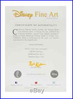 Disney Parks Exclusive Up Carl's New Adventure LE Framed Giclee by Rob Kaz New