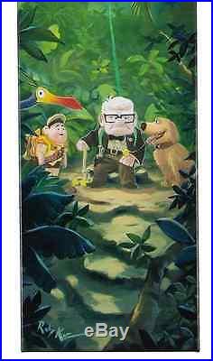 Disney Parks Exclusive Up Carl's New Adventure LE Framed Giclee by Rob Kaz New