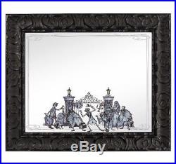 Disney Parks Haunted Mansion Hitchhiking Ghosts Framed Mirror New 25 x 21